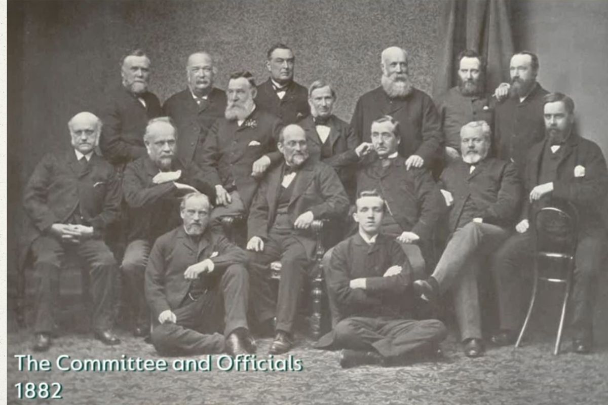 The Cumberland's Committee and Officials in 1882