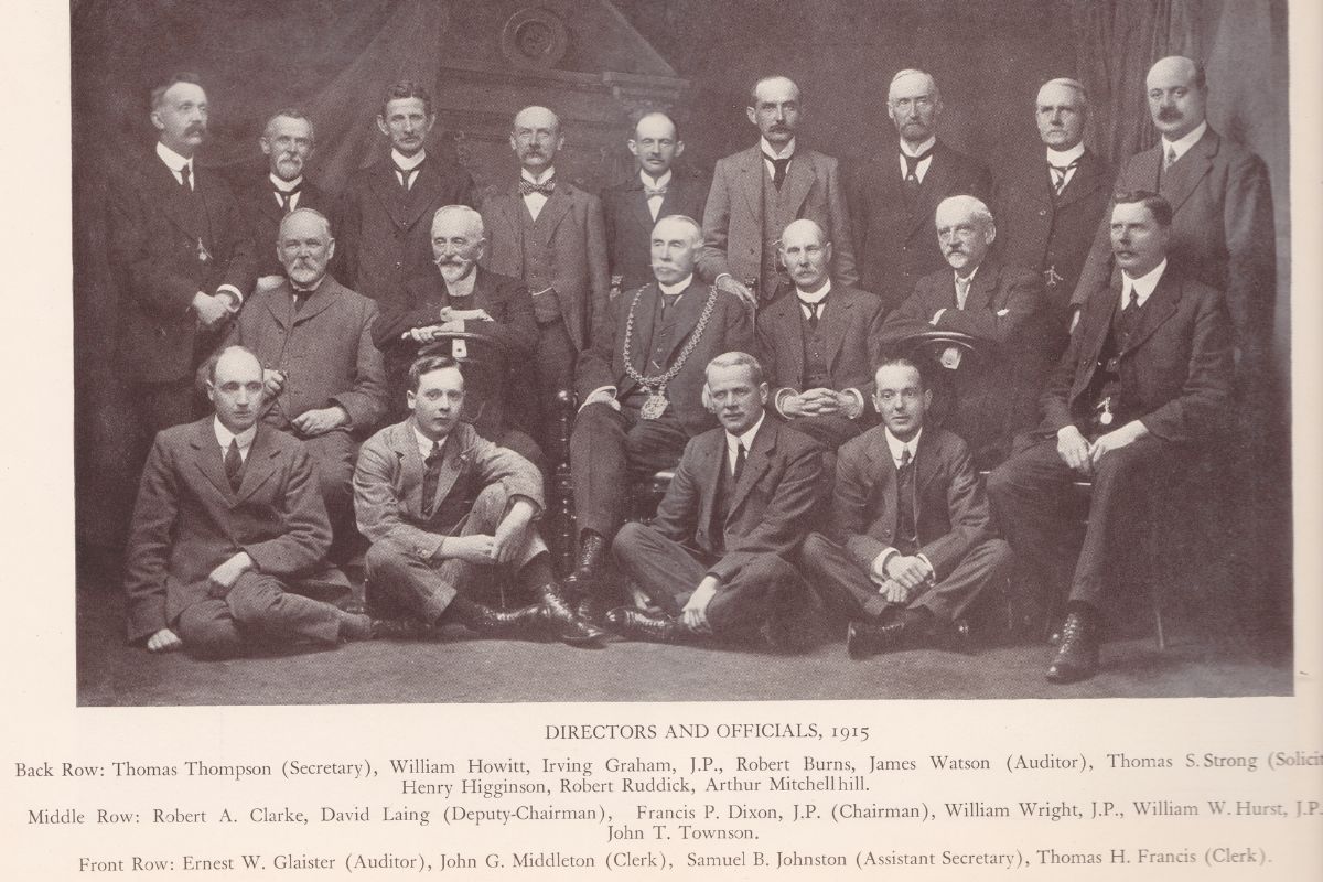 The Cumberland's Directors and Officials in 1915