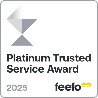 Feefo’s Platinum Trusted Service Award 2025