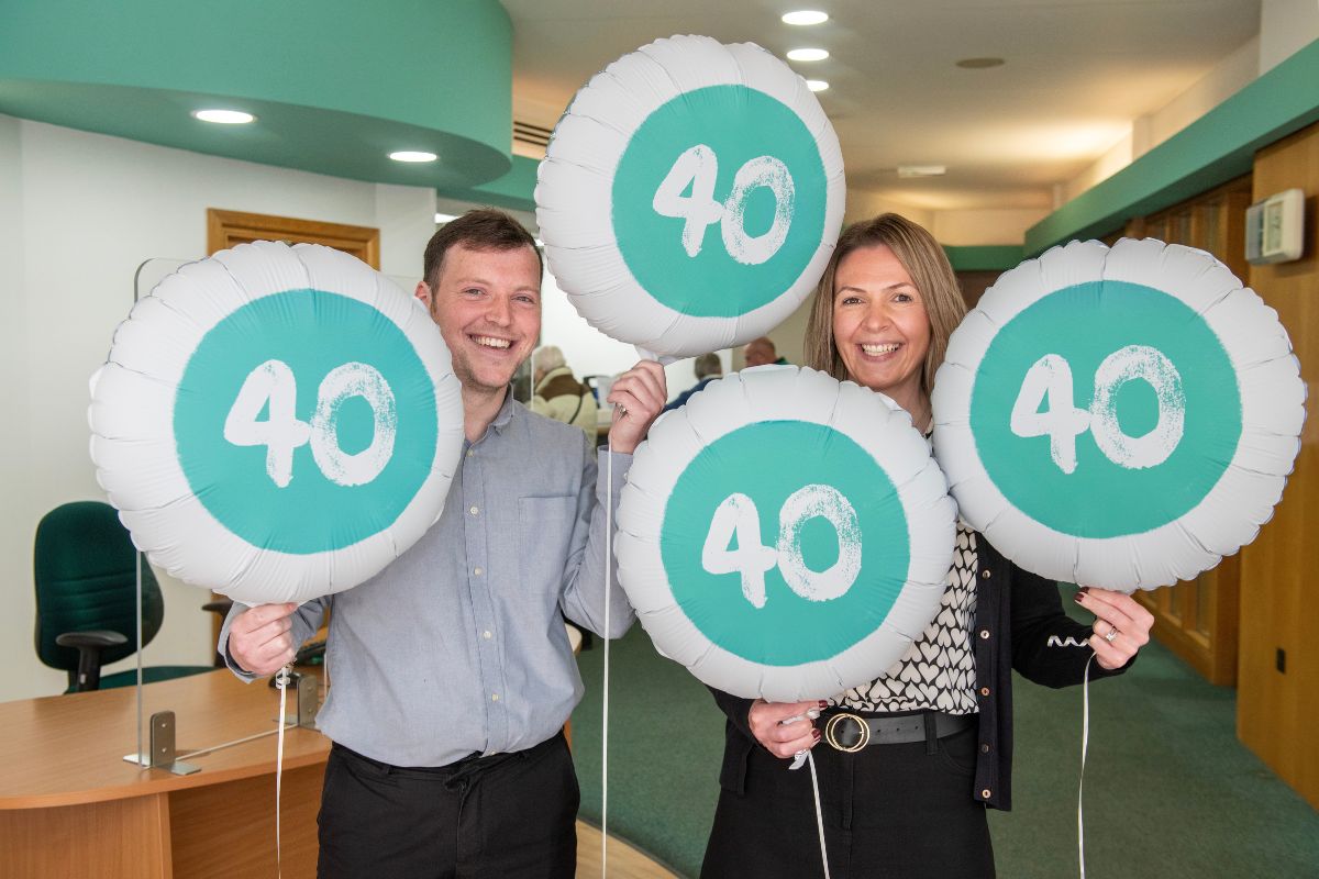 Celebrations at the Dumfries branch